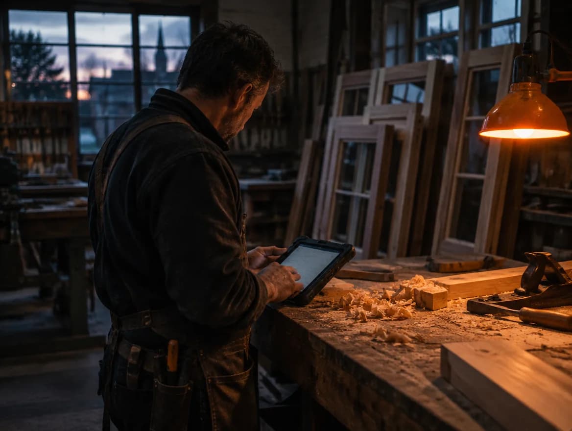 Typischer Arbeitsplatz: Handwerk